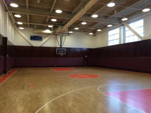 Boflex Oak gym floor at Latitude Fitness in Peabody, MA.