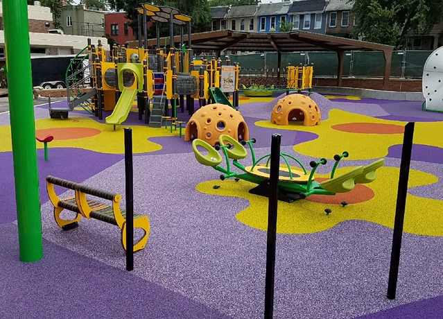 outdoor play surface